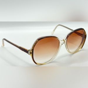 Vintage Jill Brown Round Sunglasses Frames Only